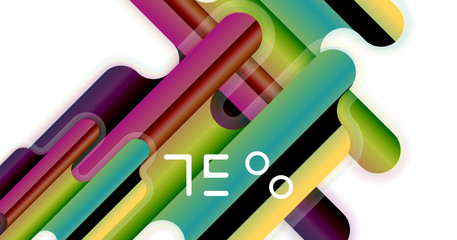 Abstract liquid lines geometric background