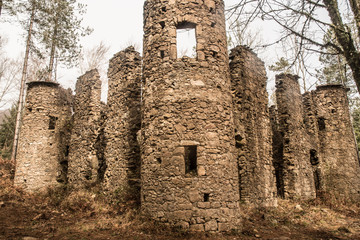 abandoned castle in the Aspromonte national park