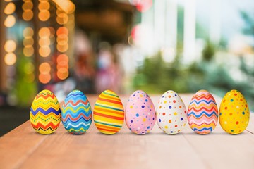 Easter eggs painted.