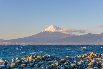 冬の富士山