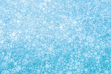 Blue bubbles abstract,