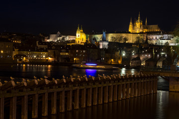 Fototapeta na wymiar Old Prague at night