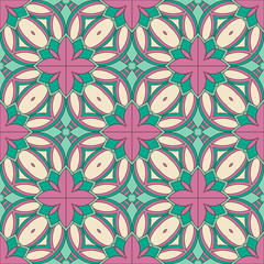 Seamless pattern. Vintage decorative elements