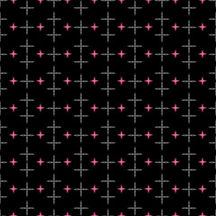 Simple geometric pattern on a black background. Texture design: textiles, seamless wallpaper, wrapping paper.