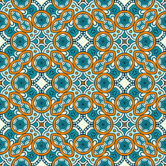 Seamless pattern. Vintage decorative elements