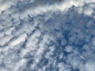 blue sky with clouds