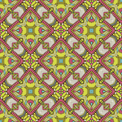 Seamless pattern. Vintage decorative elements