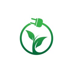 Eco energy icon