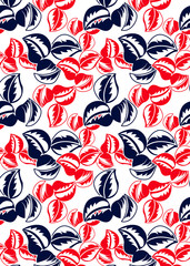 Cute pattern of small flowers. Cafe floral background Fashion template stylish for print. Floral decor and wallpaper.