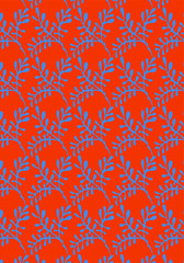 Cute pattern of small flowers. Cafe floral background Fashion template stylish for print. Floral decor and wallpaper.