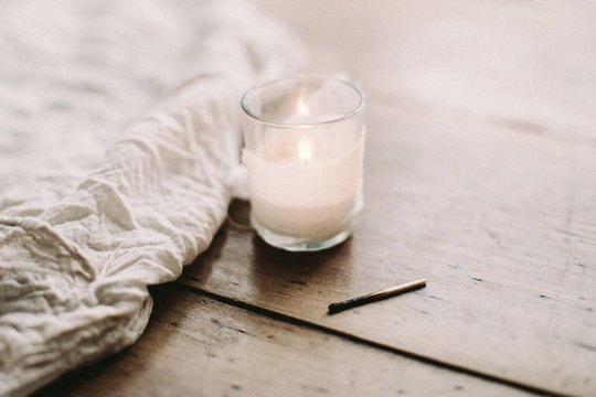 burning candle