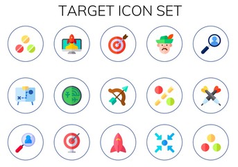 target icon set