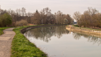 The Canal in a long exposure photography