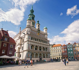 Fototapeta premium Stary zamek na rynku