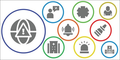 urgency icon set