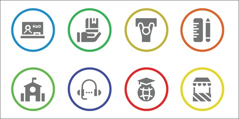 blackboard icon set