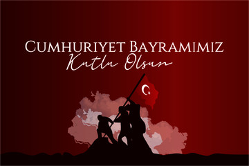 Happy Republic day in Turkish; celebrated on 29th October every year in Turkey.