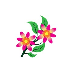 Flower Logo Design Vector Template