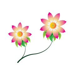 Flower Logo Design Vector Template