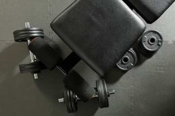 gym interior and free space for your decoration 