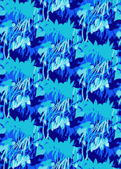 Cute pattern of small flowers. Cafe floral background Fashion template stylish for print. Floral decor and wallpaper.