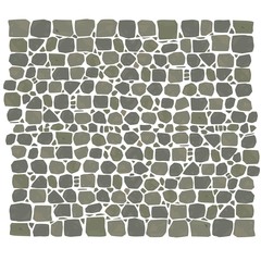 石畳のイラスト