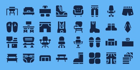 Modern Simple Set of comfortable Vector filled Icons