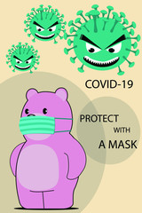 funny cartoon frog with speech bubble