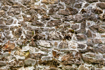 Texture of an old stone wall, Croatia