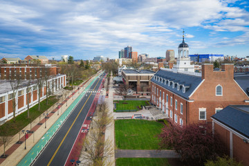 Empty Rutgers University During Coronavirus Pandemic 