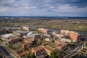 Fototapeta na wymiar Empty Rutgers University During Coronavirus Pandemic 