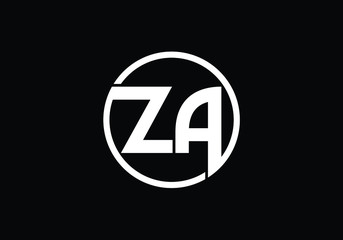 Z A Initial Letter Logo design vector template, Graphic Alphabet Symbol for Corporate Business Identity