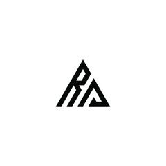 RA LETTER VECTOR LOGO ABSTRACT TEMPLATE