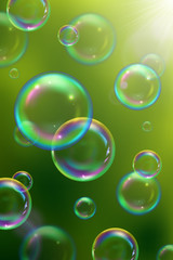 Soap Bubbles Background