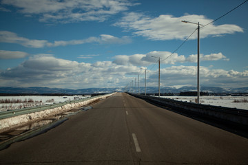 Fototapeta premium kochanie w pogodny zimowy dzień