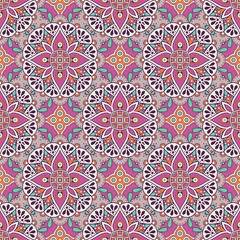 Fototapeta premium Seamless pattern. Vintage decorative elements