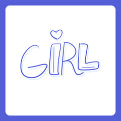 Hand lettering. Feminist slogan, phrase or quote. Modern vector illustration for t-shirt, sweatshirt or other apparel print.