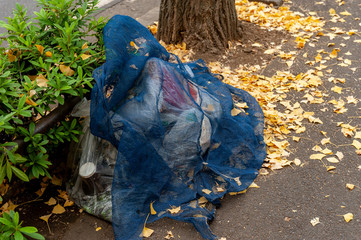 Fototapeta premium ごみ収集場 ゴミ捨て場