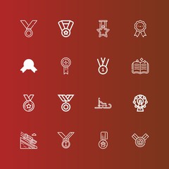 Editable 16 games icons for web and mobile