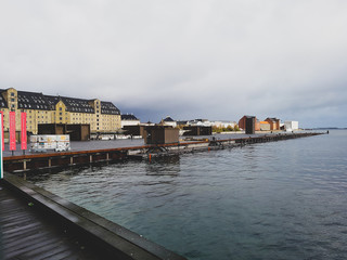 A wood walking path in Copenhagen