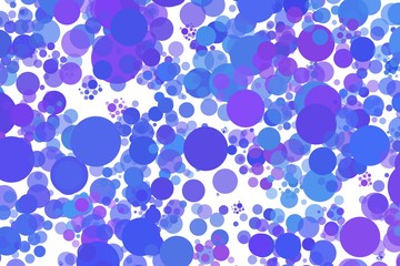 Colorful bubbles background. Perfect elements for artwork wallpaper