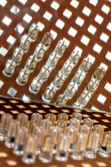 Energy, electricity saving concept, replacement for LED lamps