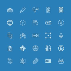 Editable 25 shadow icons for web and mobile