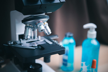 COVID-19 test and laboratory sample of blood testing for diagnosis new Corona virus infection(novel corona virus disease 2019) from Wuhan, China. Pandemic infectious concept