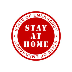 stay at home, state of emergency