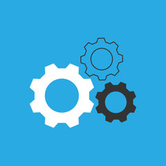 flat icons for setting,vector illustrations