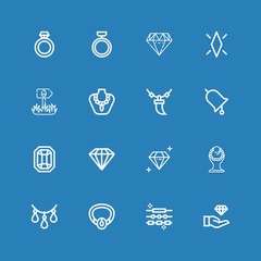 Editable 16 expensive icons for web and mobile
