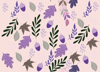 Seamless Pattern Floral Illustration