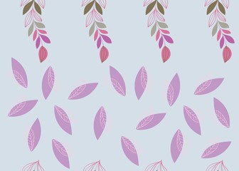Seamless Pattern Floral Illustration