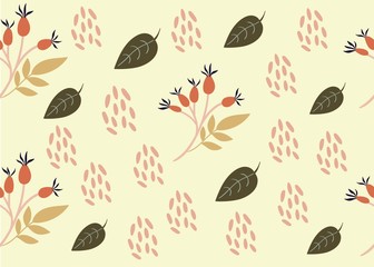 Seamless Pattern Floral Illustration